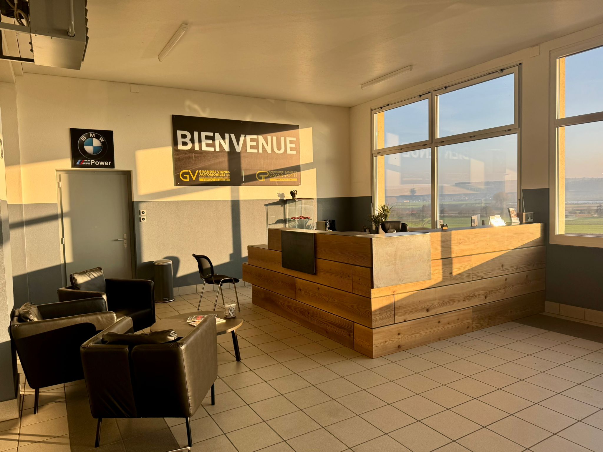 Locaux du Garage Grandes Vignes dans le canton de Vaud